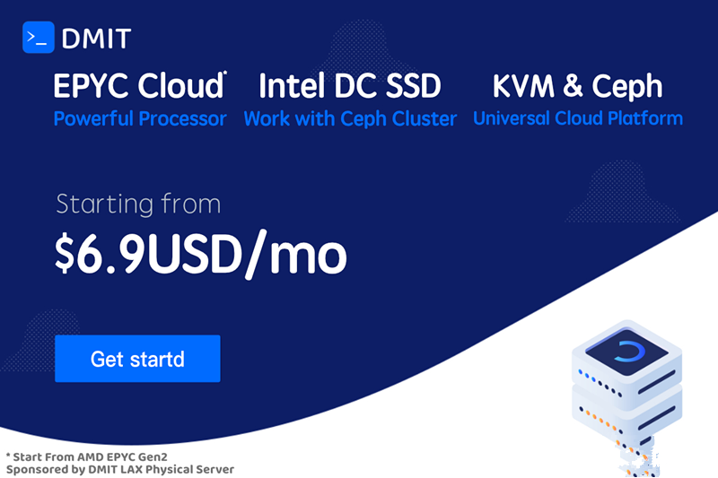 DMIT|洛杉矶LAX.EB补货|CN2去程(电信联通) + CMIN2三网回程|年付$39.99起